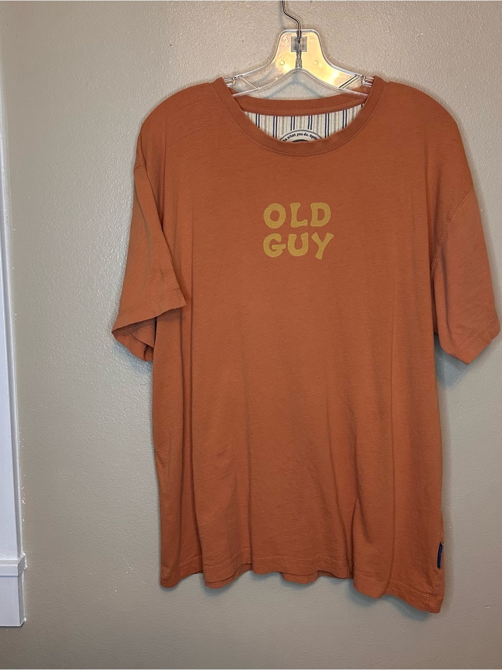 Life Is Good Rust Orange 'OLD GUY' Short-Sleeve Graphic Tee